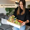 eluno Couchbar, Serviertablett, Sofatablett aus Bambus mit Produktbild-Vorschau 4