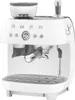 SMEG EGF03WHEU Espressomaschine mit Mahlwerk weiß 50`s Produktbild-Vorschau 4