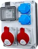 Staveništní rozvaděč proudu RCD jistič HL-FI 1x16A 1x32A Náhled obrázku produktu 1