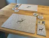 heimtexland ® Tischdeko Filz Landhaus Tischset Produktbild-Vorschau 3