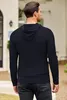 ASKSA Herren Kapuzenpullover Hoodie Herren Waffel Produktbild-Vorschau 3