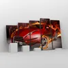 Bild auf Leinwand - Leinwandbild - Auto Flammen Rot - Produktbild-Vorschau 4