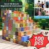 Blocchi Magnetici 100 Pezzi – Set di Costruzioni Magnetiche Anteprima dell’immagine prodotto 1