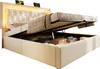 Polsterdoppelbett - 160x200 cm Beige ,Samtbezug - Produktbild-Vorschau 13