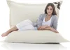 Lazy Bag Beanbag in cotone - Beige Anteprima dell’immagine prodotto 9