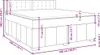 vidaXL Boxspring posteľ s matracom Tmavo šedá 180x200 cm Náhľad obrázku produktu 8