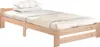 Einzelbett mit Kopfteil, 90x200 cm, Massivholzbett aus Produktbild-Vorschau 1