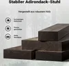Wiltec zahradní židle z masivu Adirondack 89 x 72 x 92,5 Náhled obrázku produktu 3