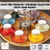 Wilmax Espressotasse mit Untertasse 110 ml Rot Porzellan Produktbild-Vorschau 11