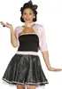 A woman modeling a retro-style party outfit. Produktbild-Vorschau