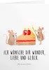 Mr. & Mrs. Panda Geburtstagskarte 60. Geburtstag Mäuse Produktbild-Vorschau 1
