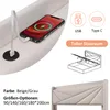 Letto imbottito Flieks 180x200cm con USB e Type-C, letto a Anteprima dell’immagine prodotto 8