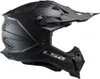 LS2 MX700 Subverter Evo II Solid Motocross Helm, schwarz Produktbild-Vorschau 6