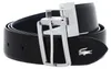 LACOSTE Leder Gürtel Elegance Punch Plain Leather Belt W120 Produktbild-Vorschau 2