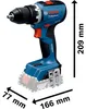 Bosch Profi Set GBH 22+ GSR 65+ GWS 8 Professional blau 2x Náhled obrázku produktu 29