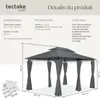 Tonnelle Emine 4 x 3 m - gris anthracite Voir les images du produit 6