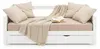 Homestyle4u Tagesbett 90x200 Ausziehbett Weiß mit Matratze Produktbild-Vorschau 23