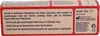 The image shows the side panel of a product box for Kukident Haftcreme Haftschutz. Produktbild-Vorschau