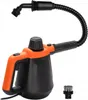 A handheld steam cleaner with an attached hose and brush nozzle, shown against a white background. Podgląd zdjęcia produktu
