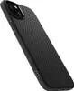 A black iPhone case is shown from a diagonal angle against a white background. Produktbild-Vorschau