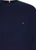 Maglione Tommy Hilfiger blu navy con scollo rotondo Anteprima dell’immagine prodotto 4