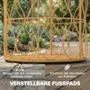 Outsunny Beistelltisch Ø50 cm wetterfest Gartentisch mit Produktbild-Vorschau 5