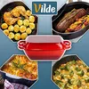 Vilde | Patelnia - Emaliowana brytfanna z pokrywką - 2w1 - Podgląd zdjęcia produktu 12