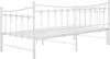 A white metal daybed frame shown from a side angle on a white background. Produktbild-Vorschau