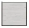 WPC Sichtschutzzaun Roma Line 3er Zaunfeld beige inkl. 4 x Produktbild-Vorschau 3