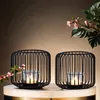 Lanterna decorativa scandinava portacandele Portacandele Anteprima dell’immagine prodotto 2