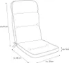 KETTtex Dessin 586 - Hochlehner 123 x 50 x 9 cm Produktbild-Vorschau 3