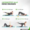 Tunturi Dicke NBRmatte 15mm - Rutschfest Gymnastikmatte - Produktbild-Vorschau 6