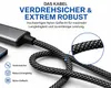 USB Y Splitter Kabel USB 3.1 C Stecker zu Dual USB Buchse Produktbild-Vorschau 3