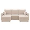 Merax Modulares U-L Sofa, 5-Sitzer Ecksofa mit 2 Produktbild-Vorschau 8