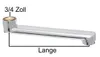 Aqbau® S-Auslauf für Einhebelmischer 3/4" Zoll Produktbild-Vorschau 2