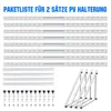 8 pièces de support PV 114cm panneau solaire 0°-90° Montage Voir les images du produit 13