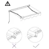 vidaXL Einziehbare Markise Handbetrieben 300 x 250 cm Creme Produktbild-Vorschau 5
