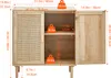 A diagram showing the dimensions and weight capacity of a wooden cabinet. Anteprima dell’immagine prodotto