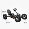 BERG Gokart Buddy Cross pre deti od 3 rokov, čierny Náhľad obrázku produktu 2