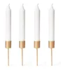 Novaliv 12x Stabkerzenhalter gold I Kerzenpick 10 x 2,5 cm Produktbild-Vorschau 4