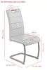 A diagram of a chair with dimensions indicated by red lines and text. Produktbild-Vorschau