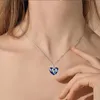 Kette Damen Herz Anhänger Kette mit Herzanhänger Halskette Produktbild-Vorschau 4