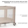 Kinderkraft JOY 2-in-1 Reisebett - Zusammenklappbar in 5 Produktbild-Vorschau 4