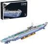 Panlos 628011 VIIC Submarine U-552 Klemmbaustein Set – 6712 Produktbild-Vorschau 1