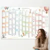 Schuljahreskalender A1 2026/2027 Tierwelt Pastell – 13 Produktbild-Vorschau 1