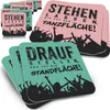 50 Bierdeckel mit Spruch, Tanzfläche Standfläche, Party Produktbild-Vorschau 1