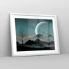 Gerahmtes Poster - Weißer Rahmen - Himmel Nacht Produktbild-Vorschau 8