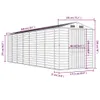 VidaXL Casetta da giardino 191x640x198 cm in acciaio Anteprima dell’immagine prodotto 6