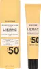 A product shot of a sunscreen tube and its packaging. Produktbild-Vorschau