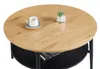 Stolik kawowy okrągły loftowy do salonu 80 x 80 cm kolor Podgląd zdjęcia produktu 3